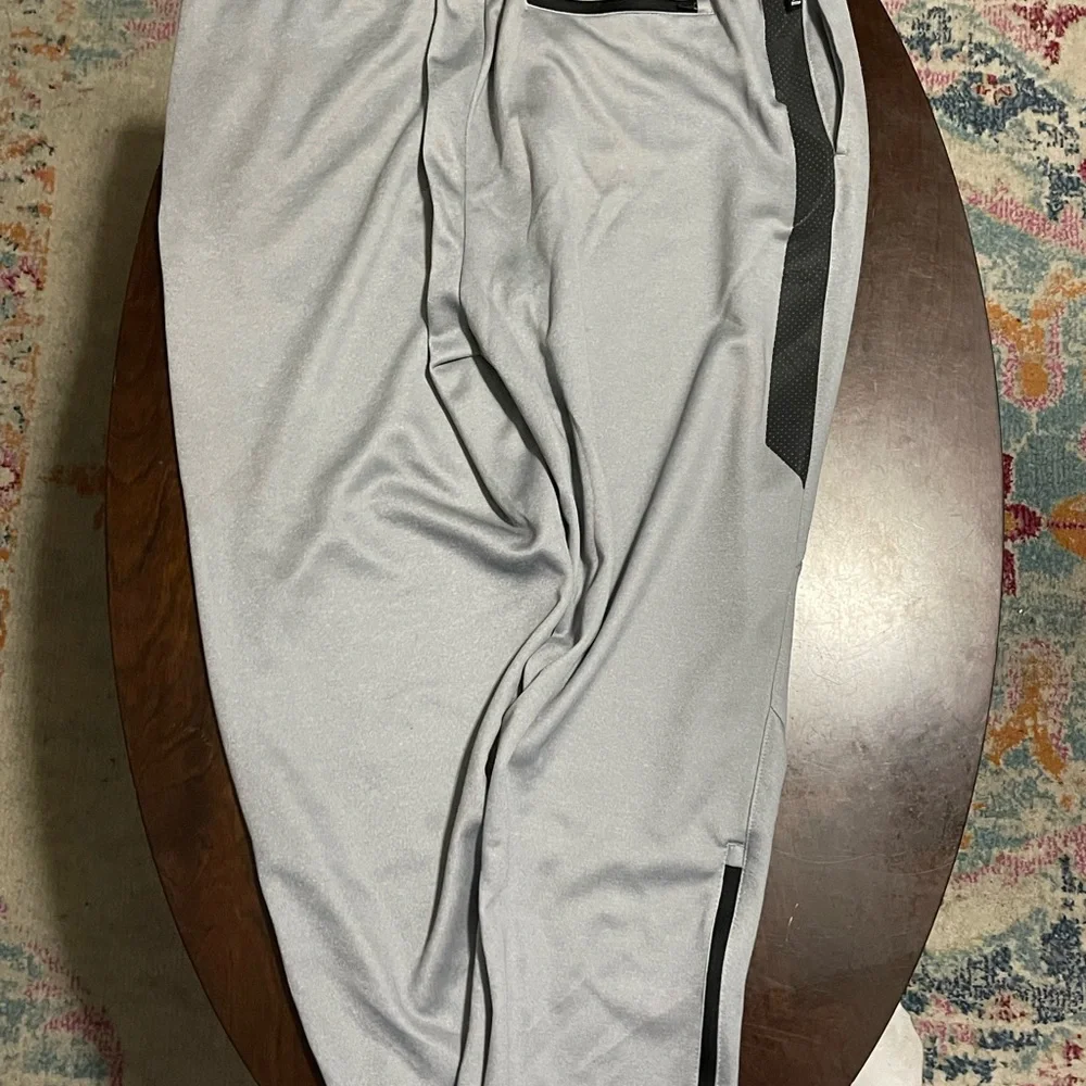 Reebok Black and White Athletic Joggers - Picture 3 of 5